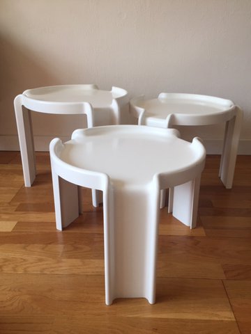 Kartell by Giotto Stoppino nesting tables