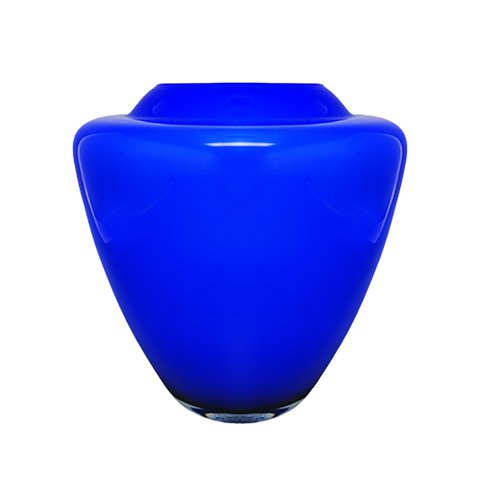 1960s Gorgeous Blue Vase by Carlo Nason