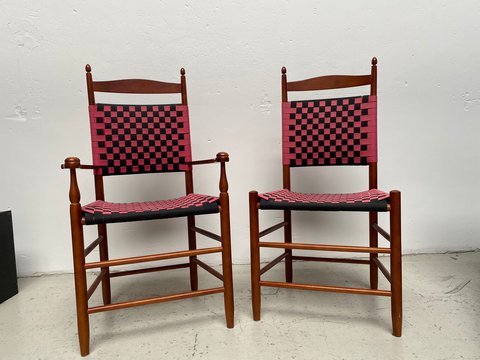 Shaker stoelen (5 stuks beschikbaar)