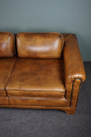 sheep leather 2.5 seater sofa