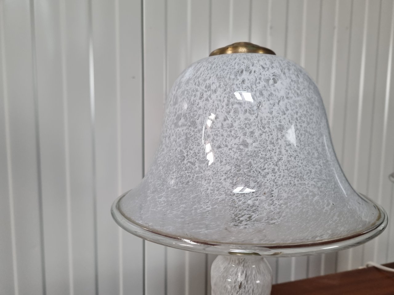 Image 2 of 2x Doria glazen tafellamp, set