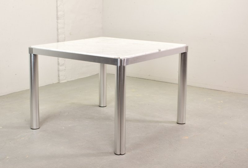 Kho Liang Ie for Artifort  Marble and Aluminium Dining Table
