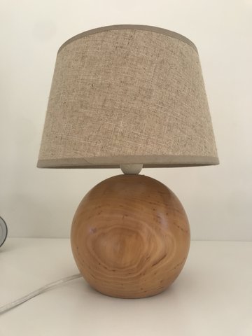 Vintage Solid wood ball lamp