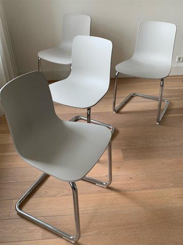 4 Vitra hal cantilever chairs