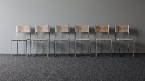 Paludis Dining Chairs by Giandomenico Belotti for Alias, Set of 6