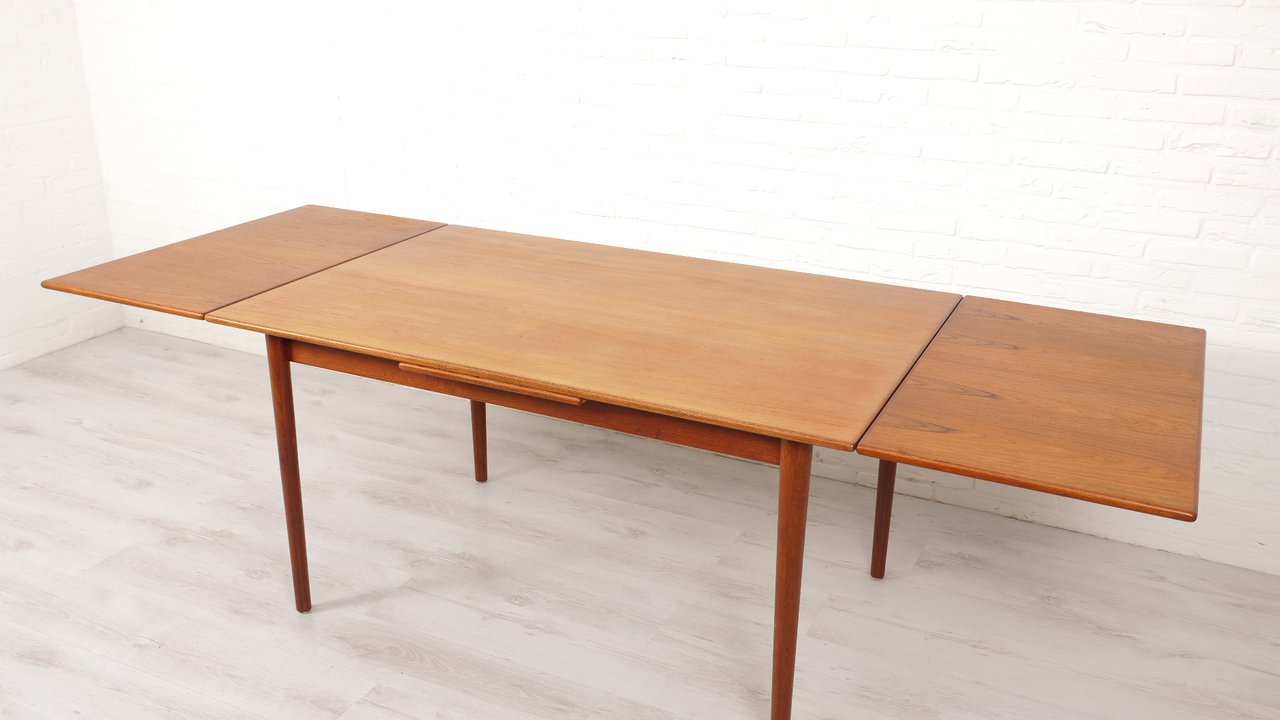 Image 2 of Vintage dining table | extendable| 1960s