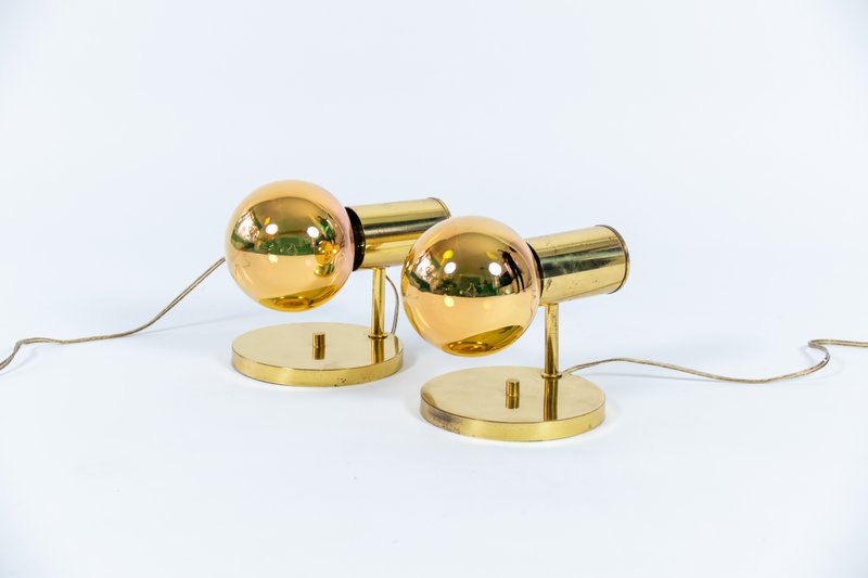 Vintage Deense Spy Ball wandlampen