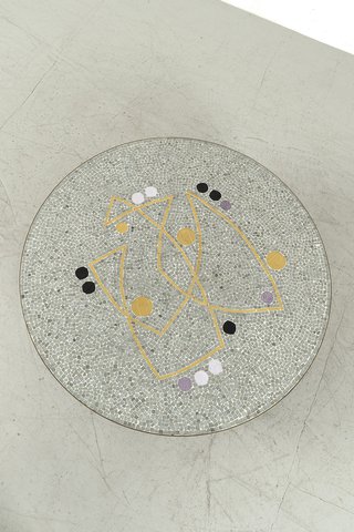Antiker Mosaik-Couchtisch