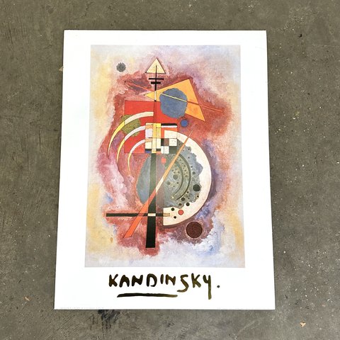 Kandinsky Hommage an Grohmann poster