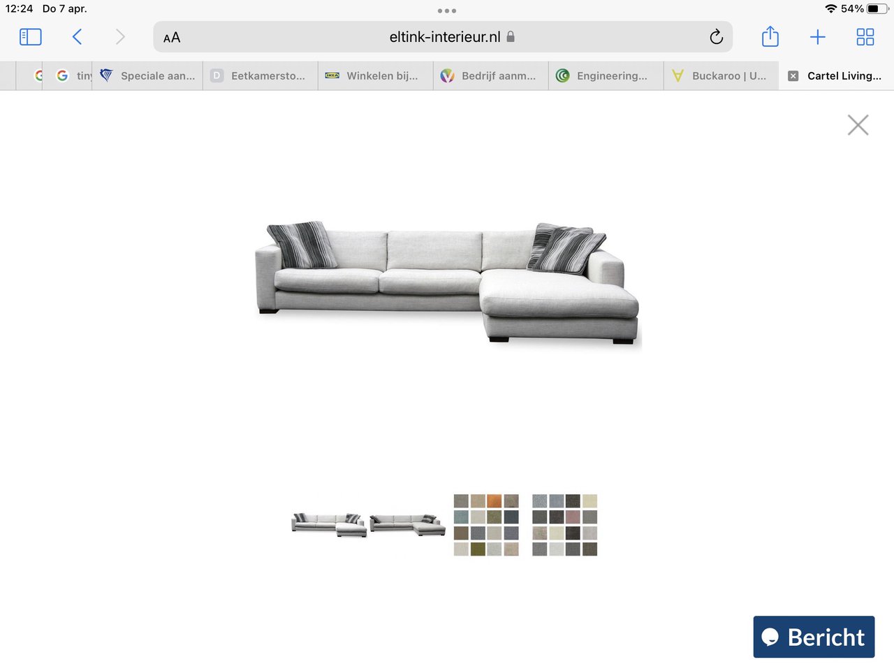 Image 9 of Cartel living corner sofa Kubica