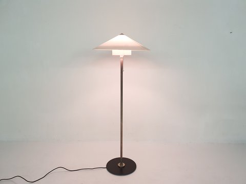 Wilhelm Wagenfeld for Tecnolumen floor lamp WSTL 30, Germany 1950's