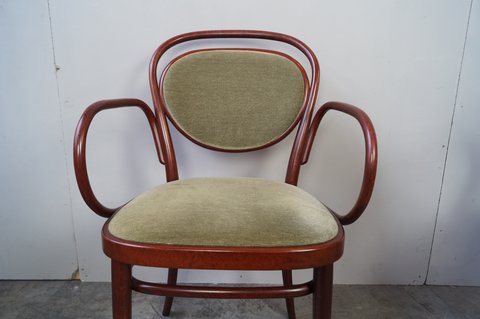 4x Vintage Thonet 215 P Chairs, set