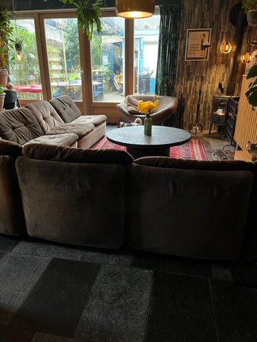 Italian 1970s element corner sofa with 7 seats