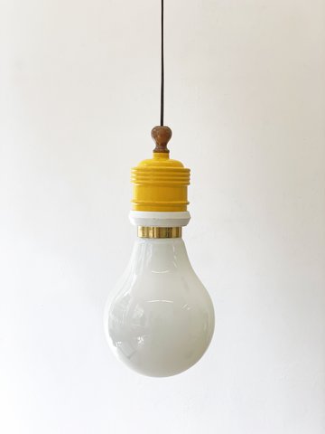 Metalarte pop art light bulb hanging lamp
