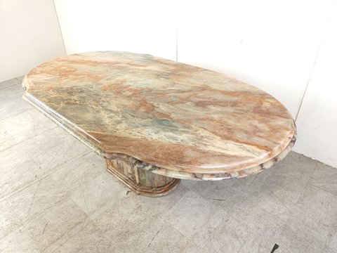 Vintage marble dining table
