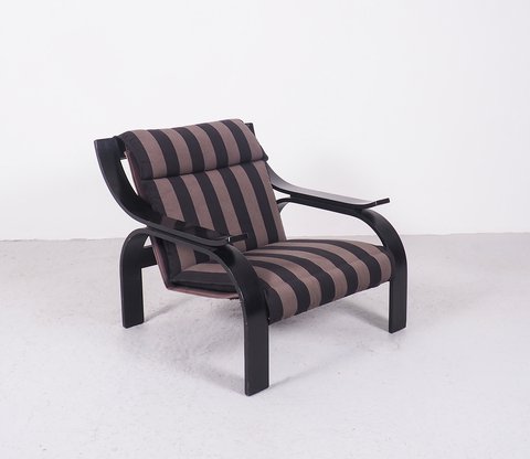 Arflex fauteuil Woodline, Marco Zanussi 1960's