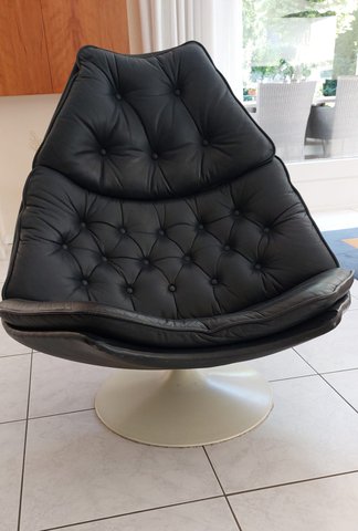Artifort chair f588 leather