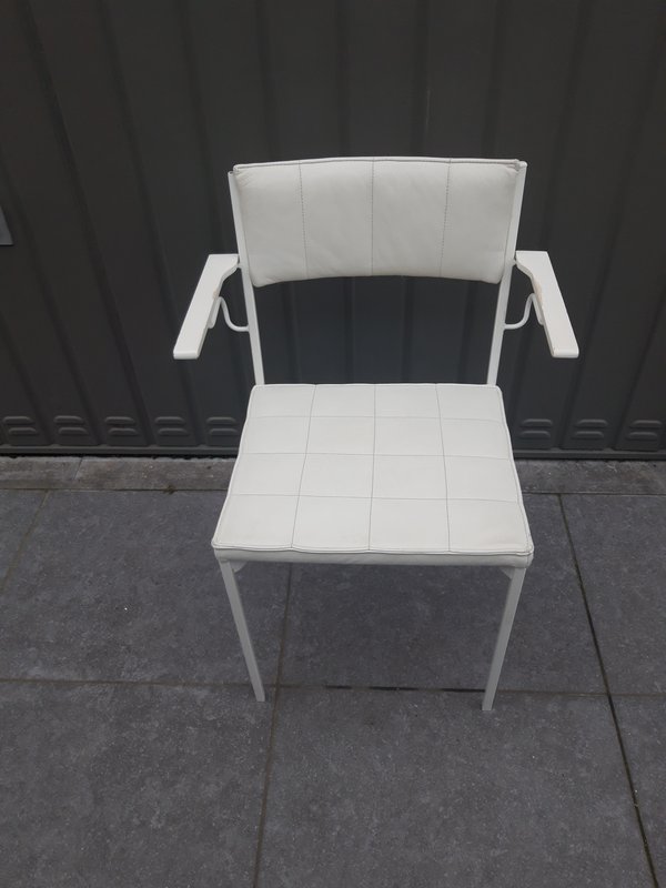 4 Palau Laszlo design stoelen in leer by Edward van Vliet