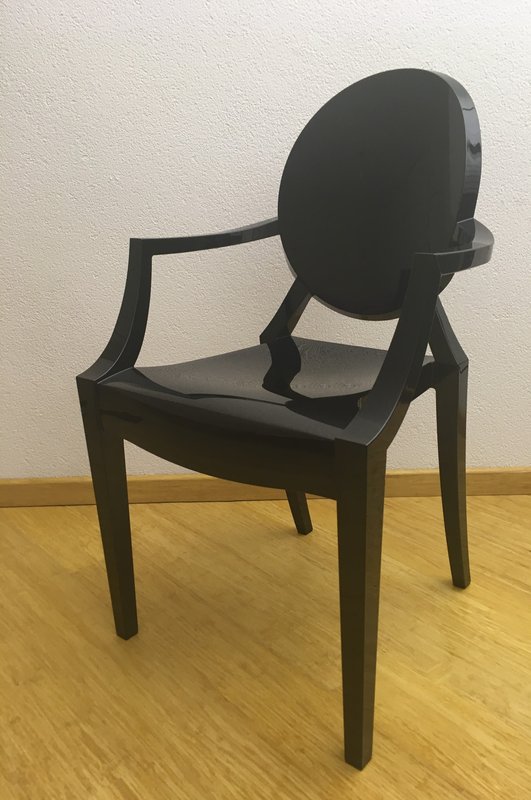 Philippe Starck, Louis Ghost Chair black