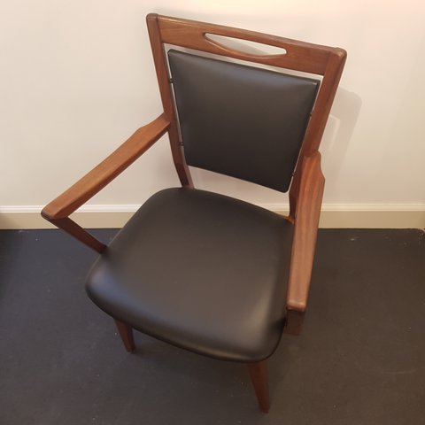 Scandinavian style (bureau-)stoel (Denemarken - '60)