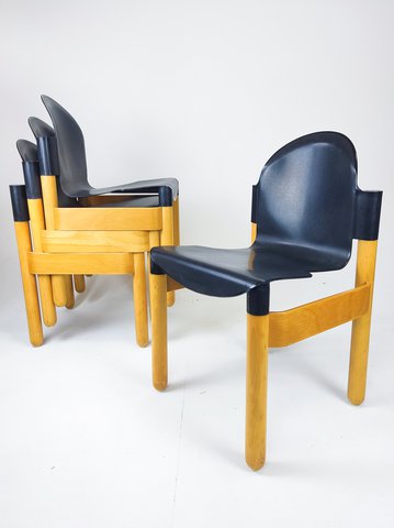 4 x Gerd Lange - Thonet - Flex 2000 chair