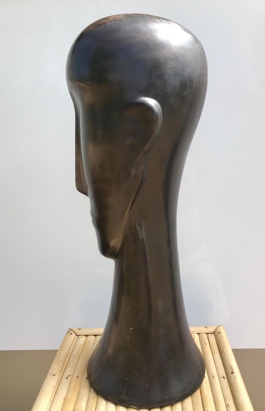 Modigliani stijl sculptuur jaren 60