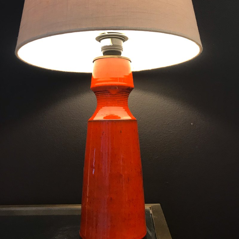 Herda jaren 70 keramiek lamp