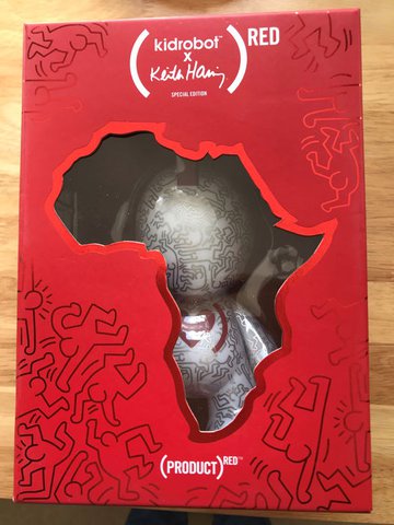 Keith Haring - Kidrobot 7in (Red) Special Edition (Nieuw!!)