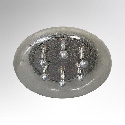 Vintage Plafondlamp Glas