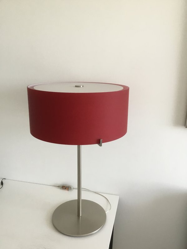 Prandina tafellamp rood