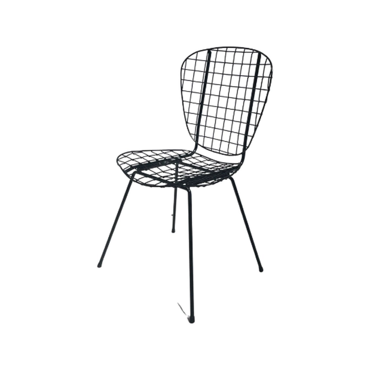 retro wire chair