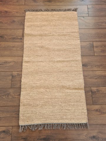 Kelima Handwoven rug - 100% Egyptian wool Kilim - 90x160cm - Natural