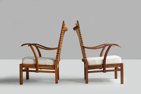 2x Wicker chairs