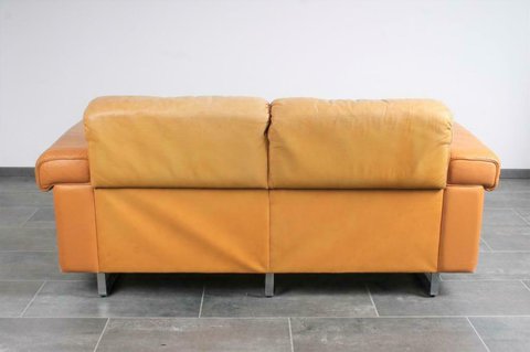 De Sede DS-P three-seater by Robert Haussmann in leather