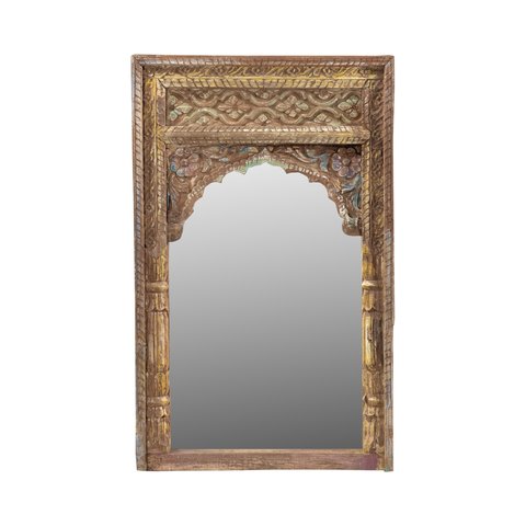 Indian mirror with carvings
