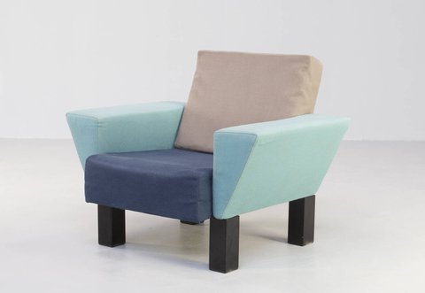 Knoll 'Westside' Lounge Chair aus den 80ern von Ettore Sottsass