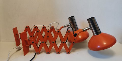 2x Hustadt scissor lamps