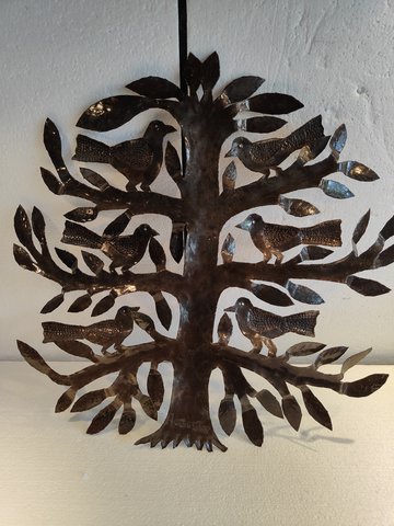 Jhonson Augustin Metal Artwork "Tree of Life,"
