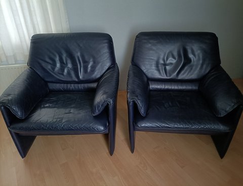 2 x Leolux Bora Beta fauteuil
