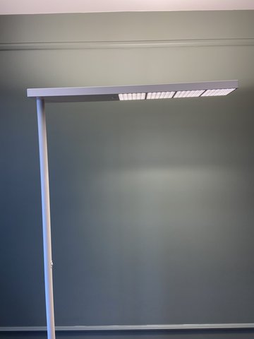 Tobias Grau LED kantoor vloerlamp wit
