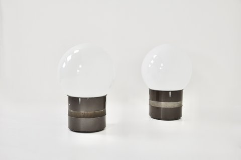 2x Artemide Oracolo by Gae Aulenti table lamps