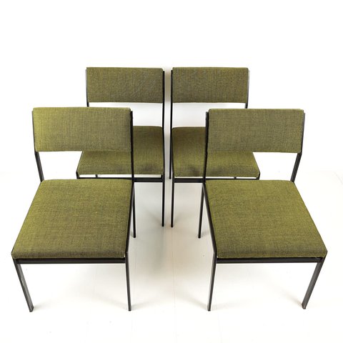 4 x Pastoe chairs the plow wool Japanese
