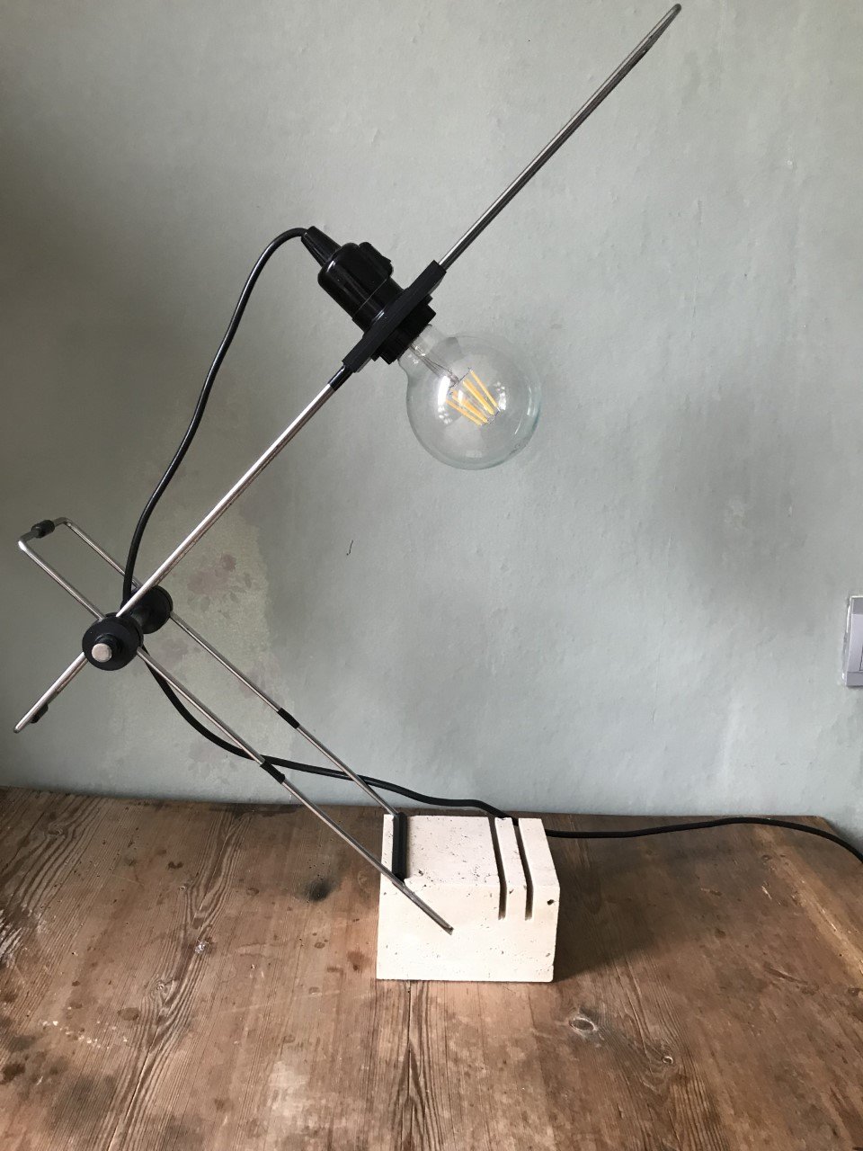 Image 5 of Fratelli Mannelli travertine desk lamp