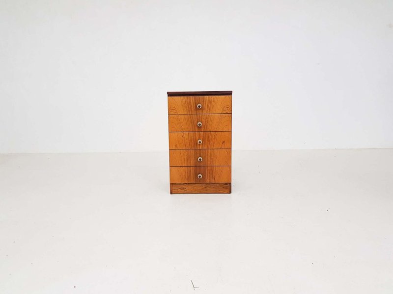 Rosewood chest of drawers, 1970's