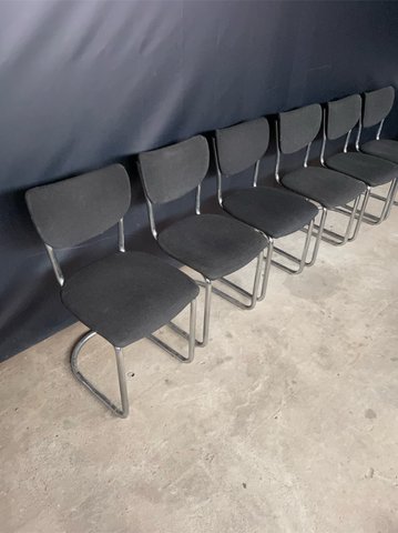 6 x Gispen / De Wit stoelen