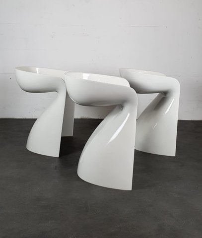 3 Space age stoelen Winifred Staeb