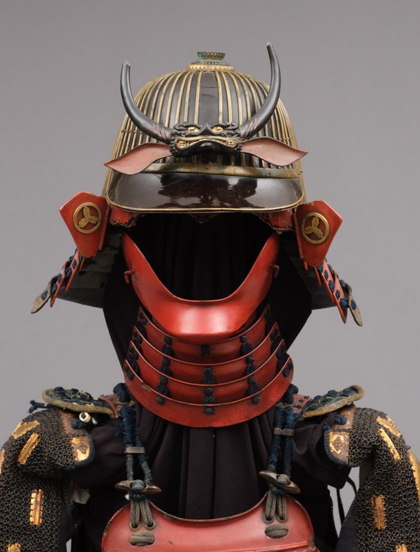 Dark Red Lacquered Samurai Suit-Of-Armor (Yoroi)