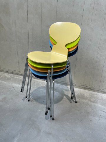 5x Arne Jacobsen butterfly chair
