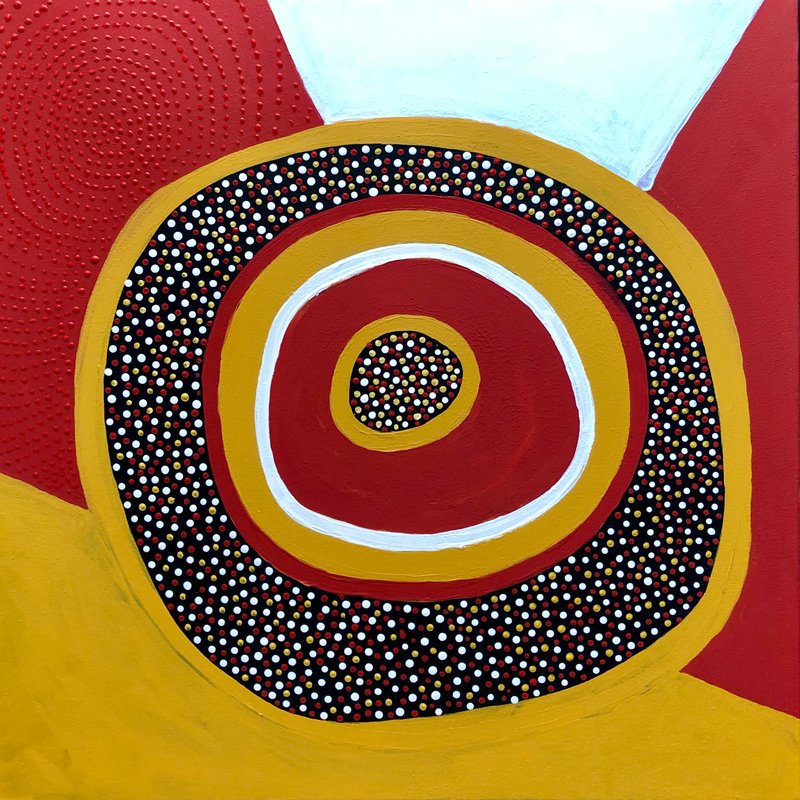 Spring Aboriginal Art Style