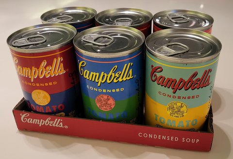Andy Warhol - Campbell's Tomato Soup Limited Edition - Set van 6